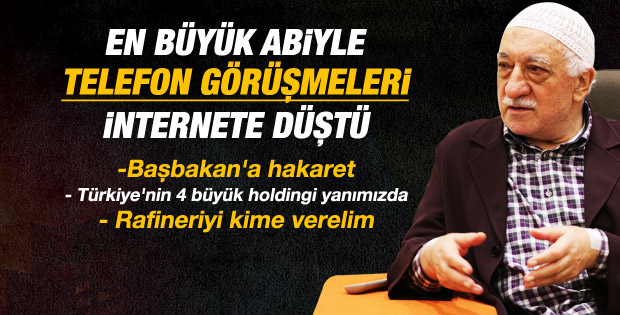 Fethullah Gülen’in telefon görüşmeleri internete düştü