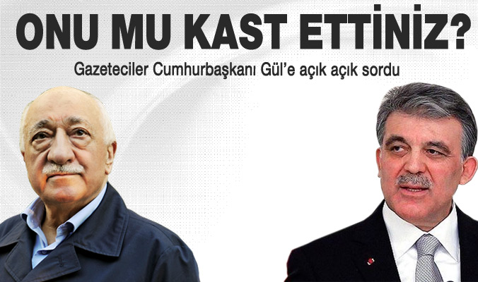 Gazetecilerden Gül’e Gülen sorusu