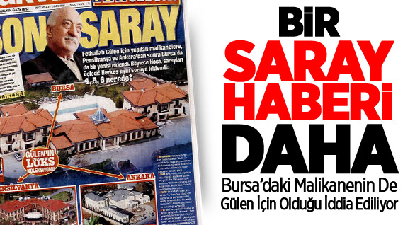 Gülen’in Bu Üçüncü Sarayı Mı?