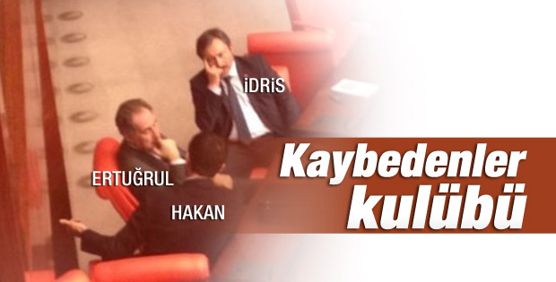 Hakan Şükür Ertuğrul Günay ve İdris Bal aynı karede