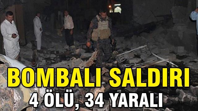 Irak’ta bombalı saldırı