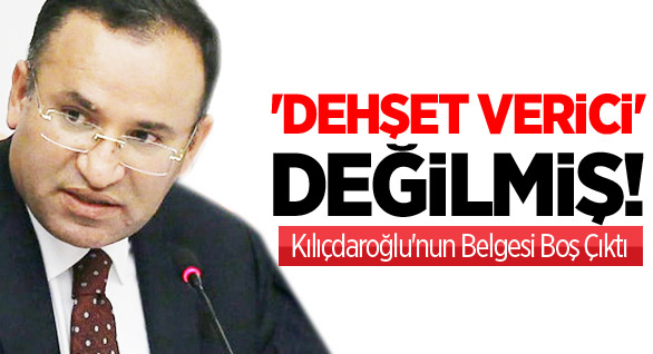 Kılıçdaroğlu’nun ‘Dehşet Verici’ Belgesi Boş Çıktı