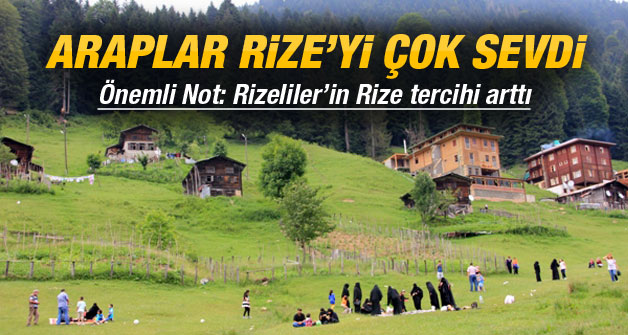 Rize’de turist sayısı arttı