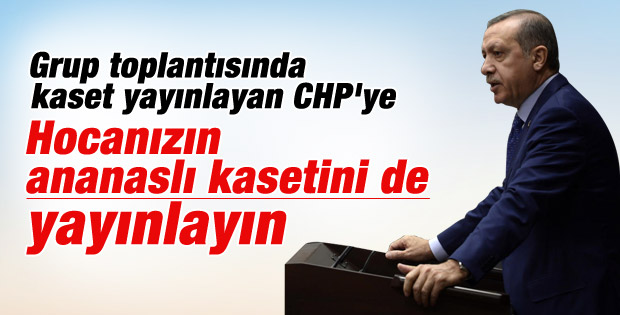 Başbakan Erdoğan’ın grup toplantısı konuşması