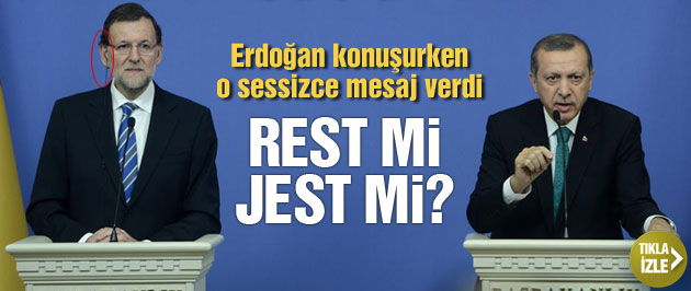 Erdoğan’a ne mesaj vermek istedi! Rest mi jest mi?