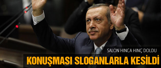 Erdoğan’a şiirli karşılama! Salon doldu taştı