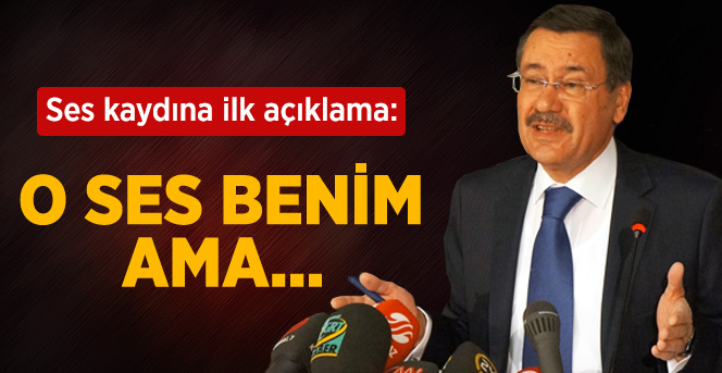 Melih Gökçek: İnkar Etmiyorum O Ses Benim