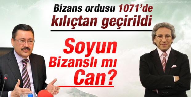 Melih Gökçek’ten Can Dündar’a: Soyun Bizanslı mı