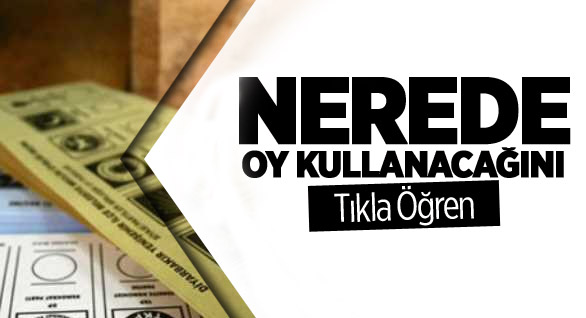 Nerede Oy Kullanacağım? Tıkla Sorgula