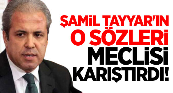 Şamil Tayyar’ın Sözleri Meclisi Karıştırdı