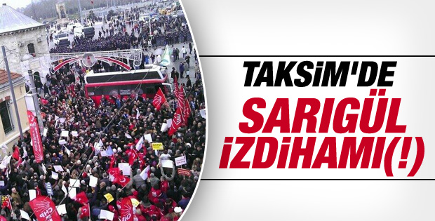 Sarıgül çağırdı Taksim’e gelen olmadı