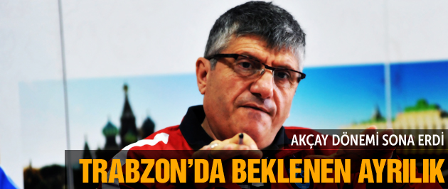 Trabzonspor’da beklenen ayrılık