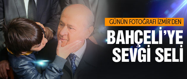 Küçük çocuktan Bahçeli’ye sevgi seli